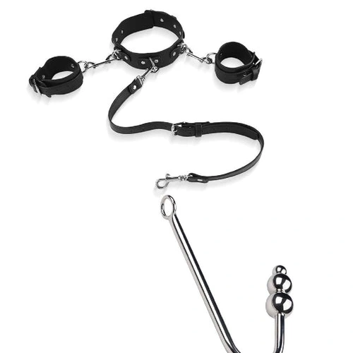 Cuffs and with Hook 5334 Beaded Anal Collar Elegant 1006
